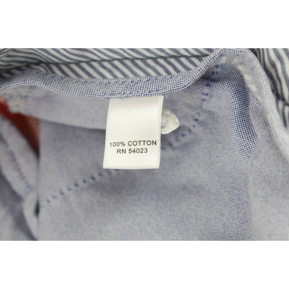 Banana Republic Mens Golf Shorts Chino 38 Pink White striped 100% Cotton‎